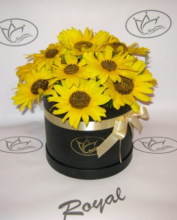 Box of flowers sa suncokretima
